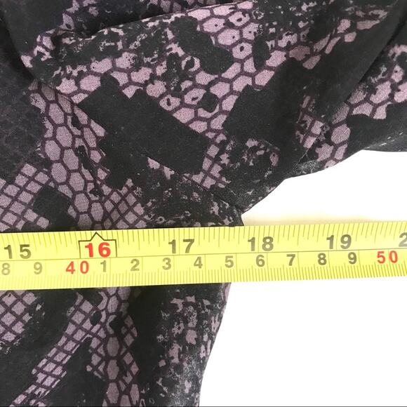 Rebecca Taylor Snake Skin Print Top Blouse - Picture 6 of 13